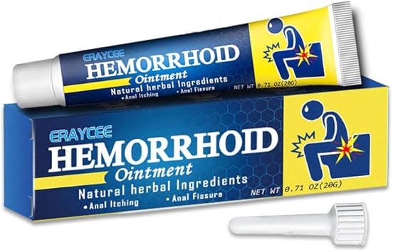 Hemorrhoidal Care Cream 20g, Herbal Soothing Skin Care for Daily Discomfort & Itching Care, Gentle Lubricating Formula