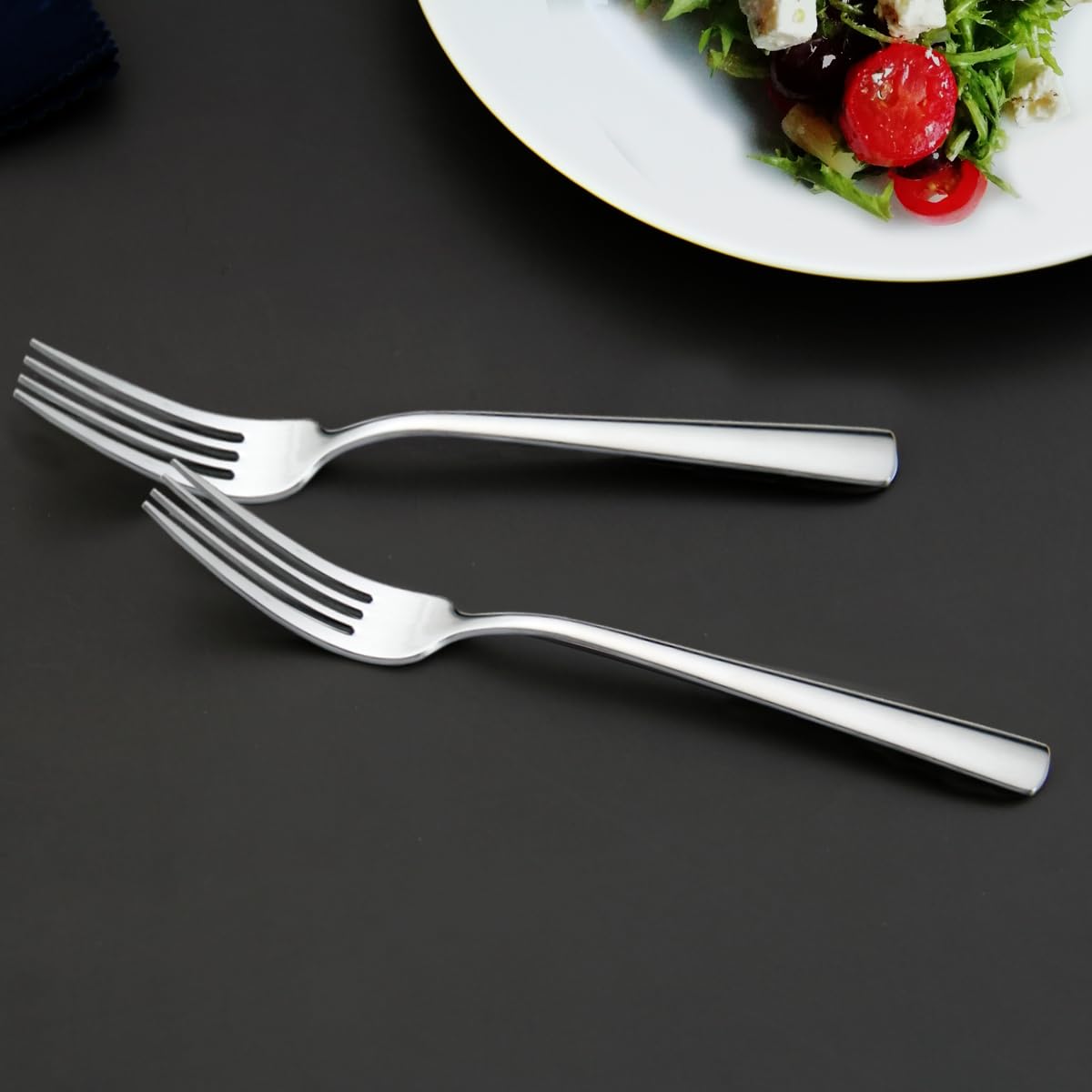 Stainless Steel Dinner Forks - Set of 6 -3