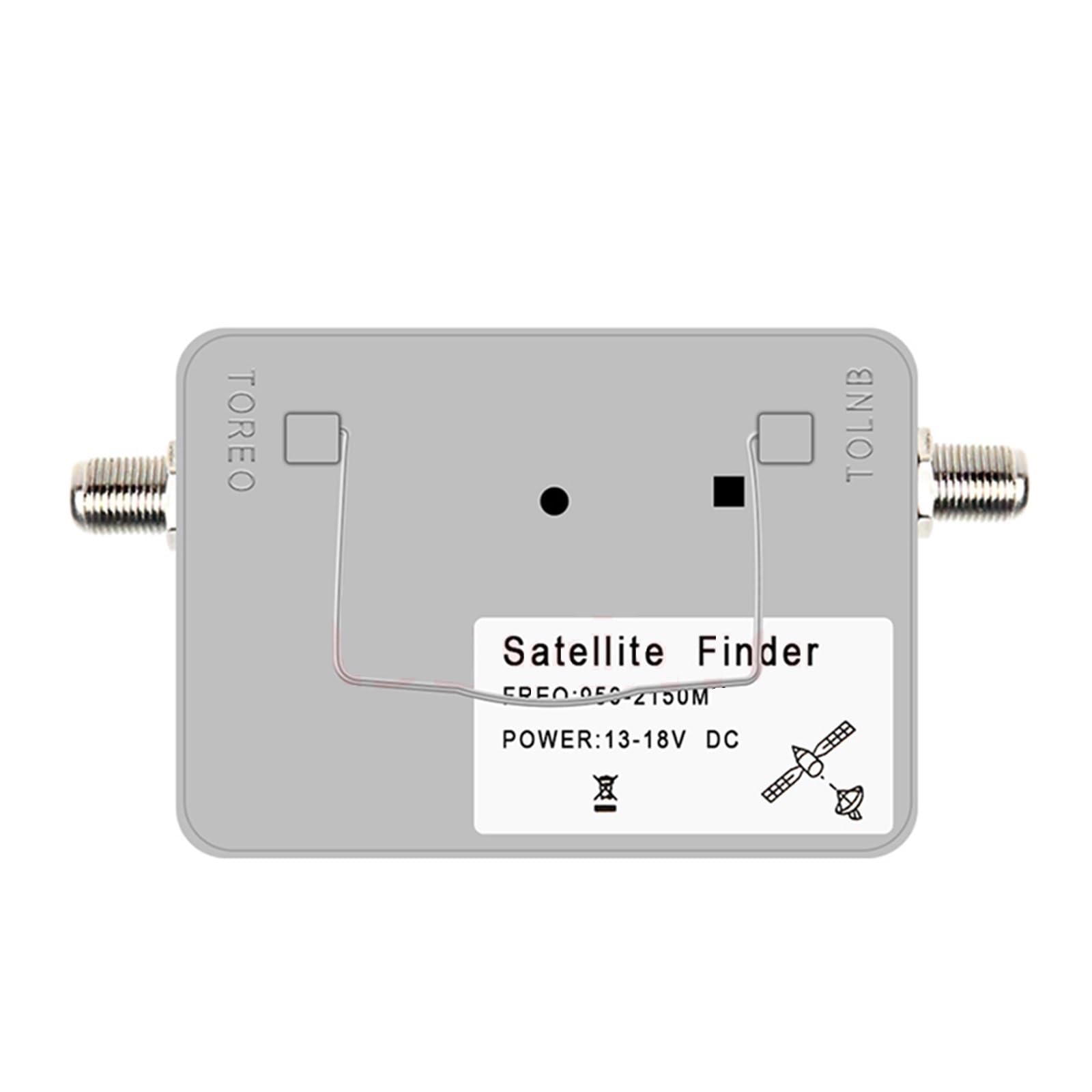 Sat Finder TV HD Wizjer Satelitarny Cyfrowy Miernik Sygnału Receptor Do Anteny Telewizyjnej LNB Direc Wzmacniacz Satfinder Szybkie Skanowanie(Added White cable)