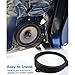 Front Door Speaker Adapter 6.5 Inch for Subaru Forester Impreza Outback WRX/STI Audio Speaker Spacer Ring Bracket Replacement