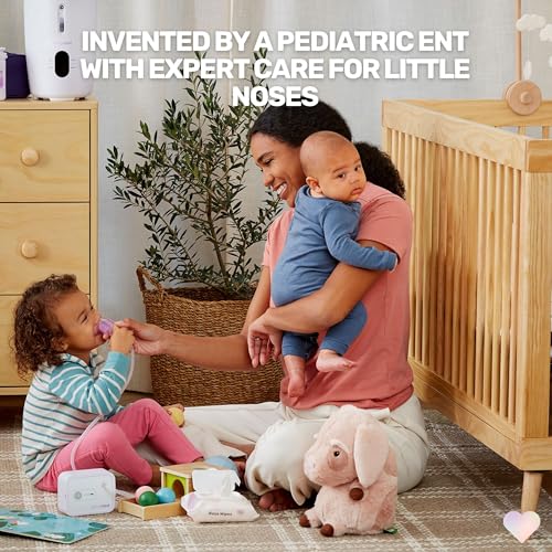 Dr. Noze Best - NozeBot | Electric Baby Nasal Aspirator | Hospital Grade Suction | Nose Sucker and Nasal Vacuum | Safe for Infants and Toddlers (Original - Severe Congestion USB-C)