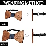 Zoom IMG-1 hzqifei 2 papillon in legno Zoom IMG-1 hzqifei 2 papillon in legno