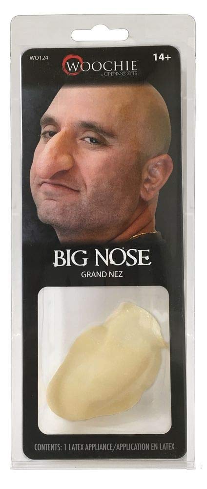 Gran Nariz Gigante Aplicación de Látex Maquillaje FX Color Piel Enano Nariz Gigante Accesorio de Traje Calidad Película