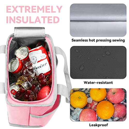 Fithome Small Lunch Bag For Women & Men, Reusable Insulated Lunch Cooler Tote Bags, Leakproof Thermal Lunch Bag, Adult Durable Lunch Bag For Work #TOP2