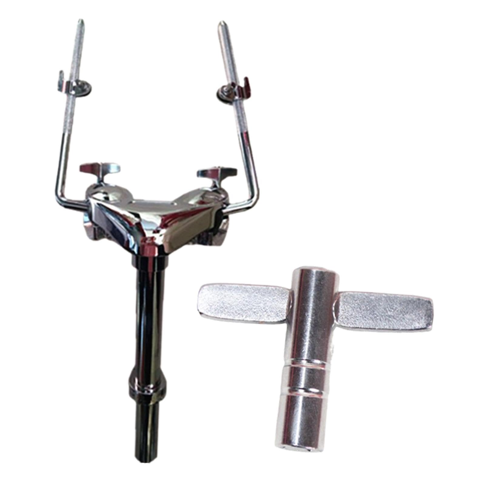 SZLIFE Support de tom double, support de batterie léger, remplace l'accessoire de batterie, pince de bras de tom double pour les batteurs