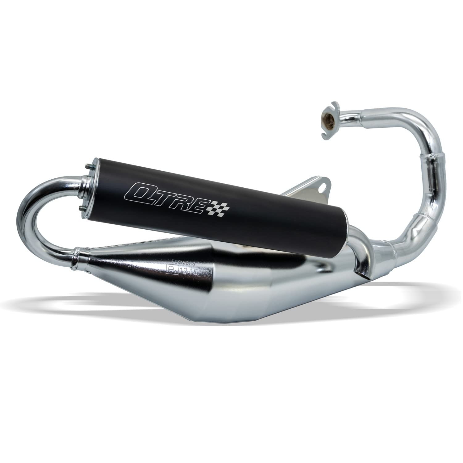 Pot D'Échappement Tecnigas Q-TRE - Homologué ABE Pour Peugeot Speedfight, Elystar, Viva City 50cc