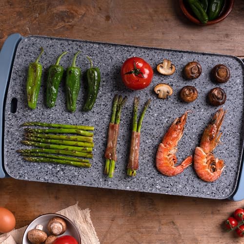Miniatura 8 de Jata Gr600am Plancha De Asar Antiadherente, Resistente Al Rayado, 2500 W, Medidas 46 X 28 Cm, Resistencia En Forma M, Fabricada En España, Fácil Limpieza, Bandeja Recogesalsas