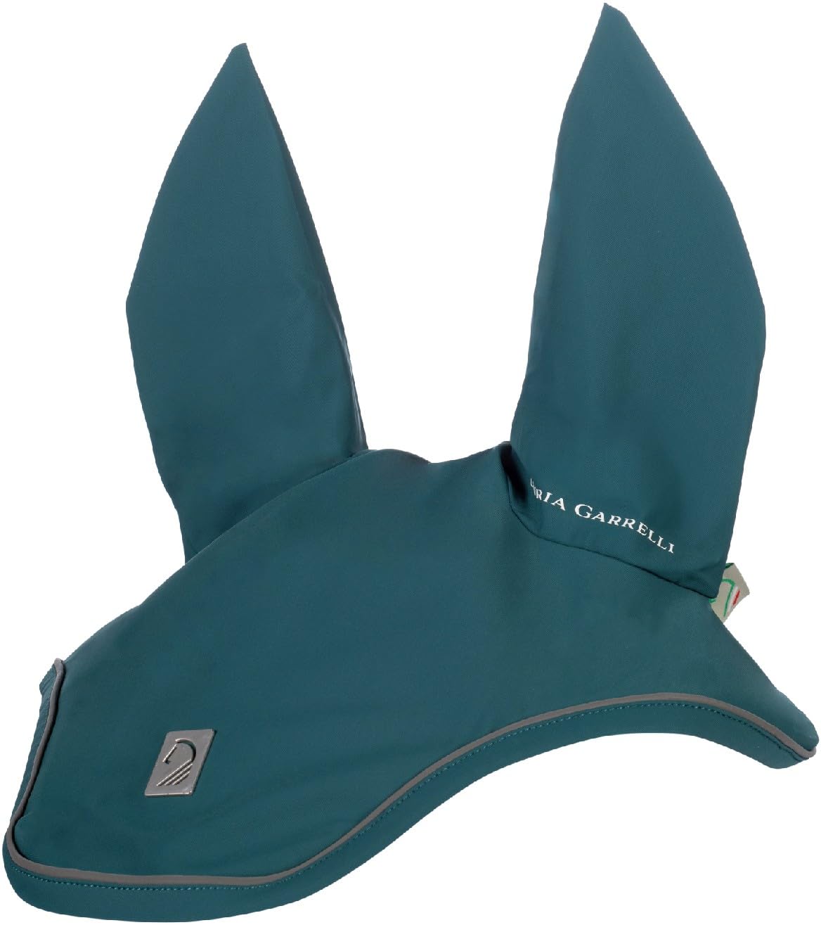 HKM Livigno Soft Ear Bonnet Deep Green Pony