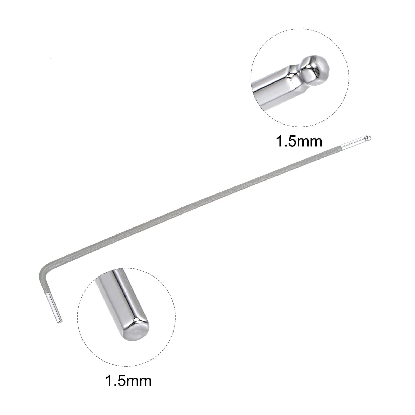 TOP-VIGOR 4Pcs 1.5mm Ball End Hex Key Wrench - Image 3