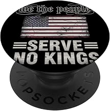 We The People, Serve No Kings Patriotic Democracy Design PopSockets Adhesive PopGrip