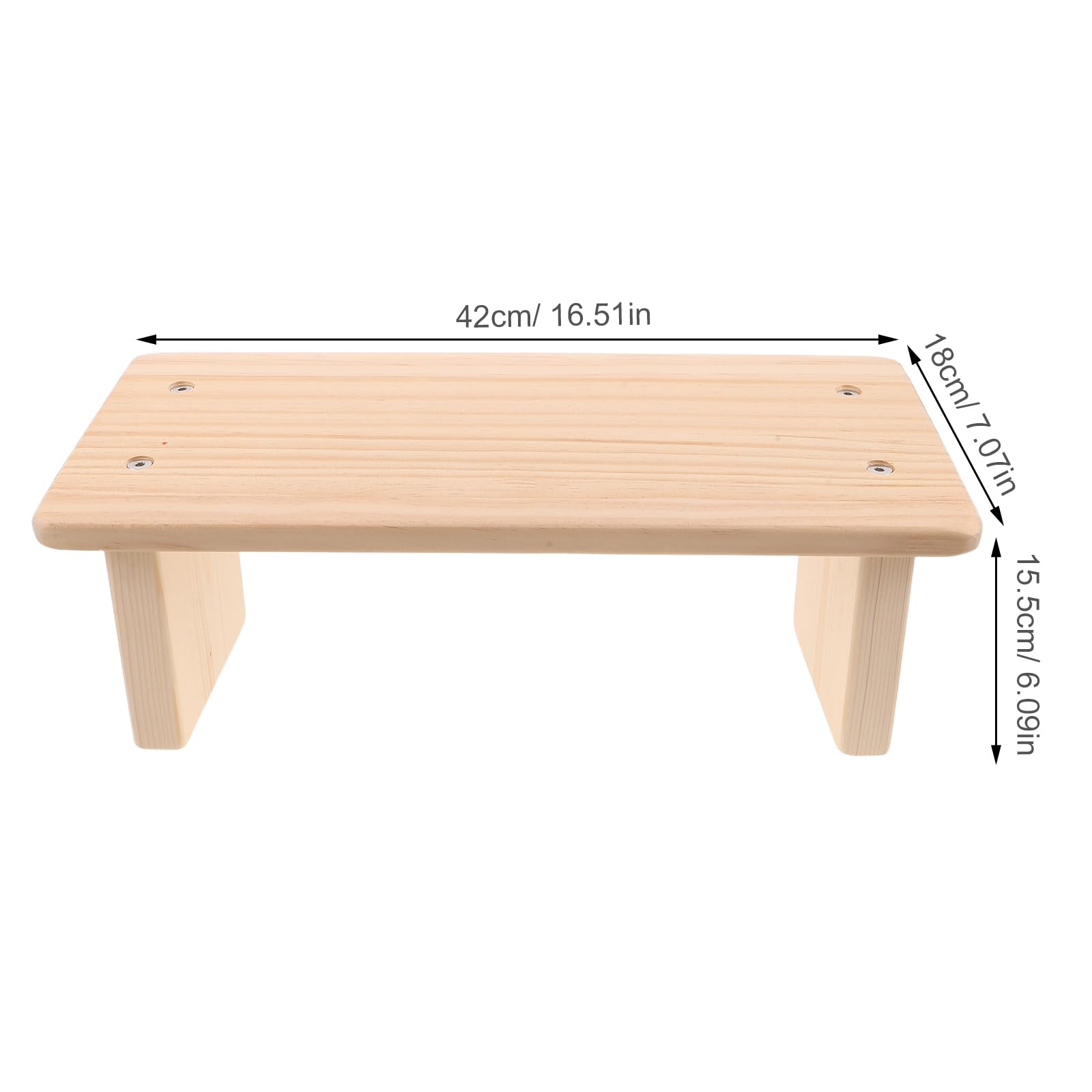 TOYANDONA Panca da Meditazione in Legno Stile Chiesa Superficie Facile da Pulire, Design Salvaspazio e Dimensioni Compatte per Preghiera a Casa in Viaggio