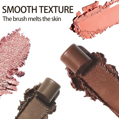 ADMD Two Color Eyeshadow Stick Dark Brow + White Shimmer & Matte Eyeshadow Pen for Daily Makeup, Easy Application, Long-Lasting Eye Shadow - Image 6