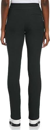 PGA Tour Women's Stretch Golf Pants with Pull-on Waist, 31 & 32 Inseams, Tummy Control, Moisture-Wicking, Sun Protection