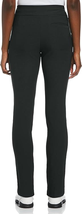 PGA Tour Women's Stretch Golf Pants with Pull-on Waist, 31 & 32 Inseams, Tummy Control, Moisture-Wicking, Sun Protection
