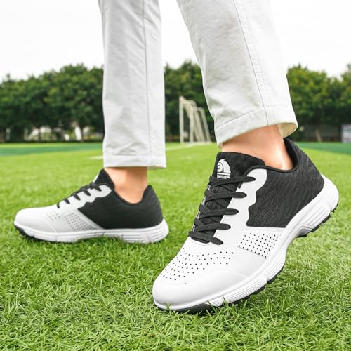 Image of Waterproof Professional Golf Shoes Men Spikes Golf Sneakers Male Outdoor Anti Slip Walking Footwears