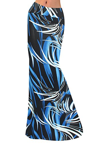Jupe longue Novias pour femme - Bleu - Medium