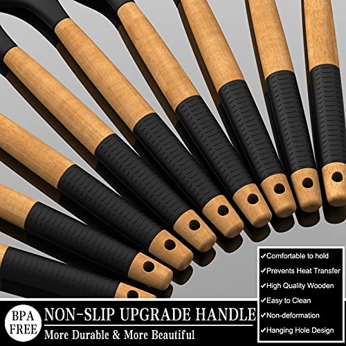 image for 33 PCS Silicone Kitchen Utensils Set, Umite Chef Heat Resistant Cookin