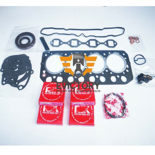 Réparer fuite moteur S4L Mitsubishi avec ce kit de joints et anneaux de piston adaptés