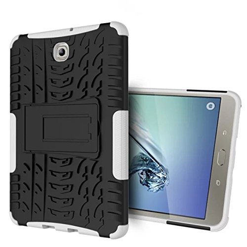 XITODATablet Case for Galaxy Tab S2 8-inch, Armour Tough Style Hybrid Dual Layer Armor Hard Cases with Stand Back Cover for Samsung Galaxy Tab S2 8.0 Inch -T710 T715 T713 T719 Tablet - White