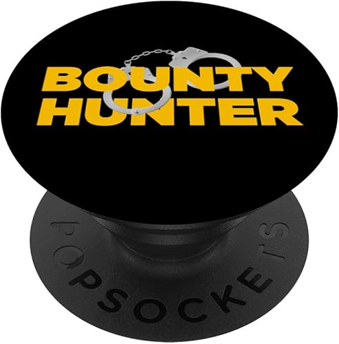 Bounty Hunter para agentes de recuperación fugitivos Bounty Hunt PopSockets PopGrip agarre intercambiable para teléfonos y tabletas