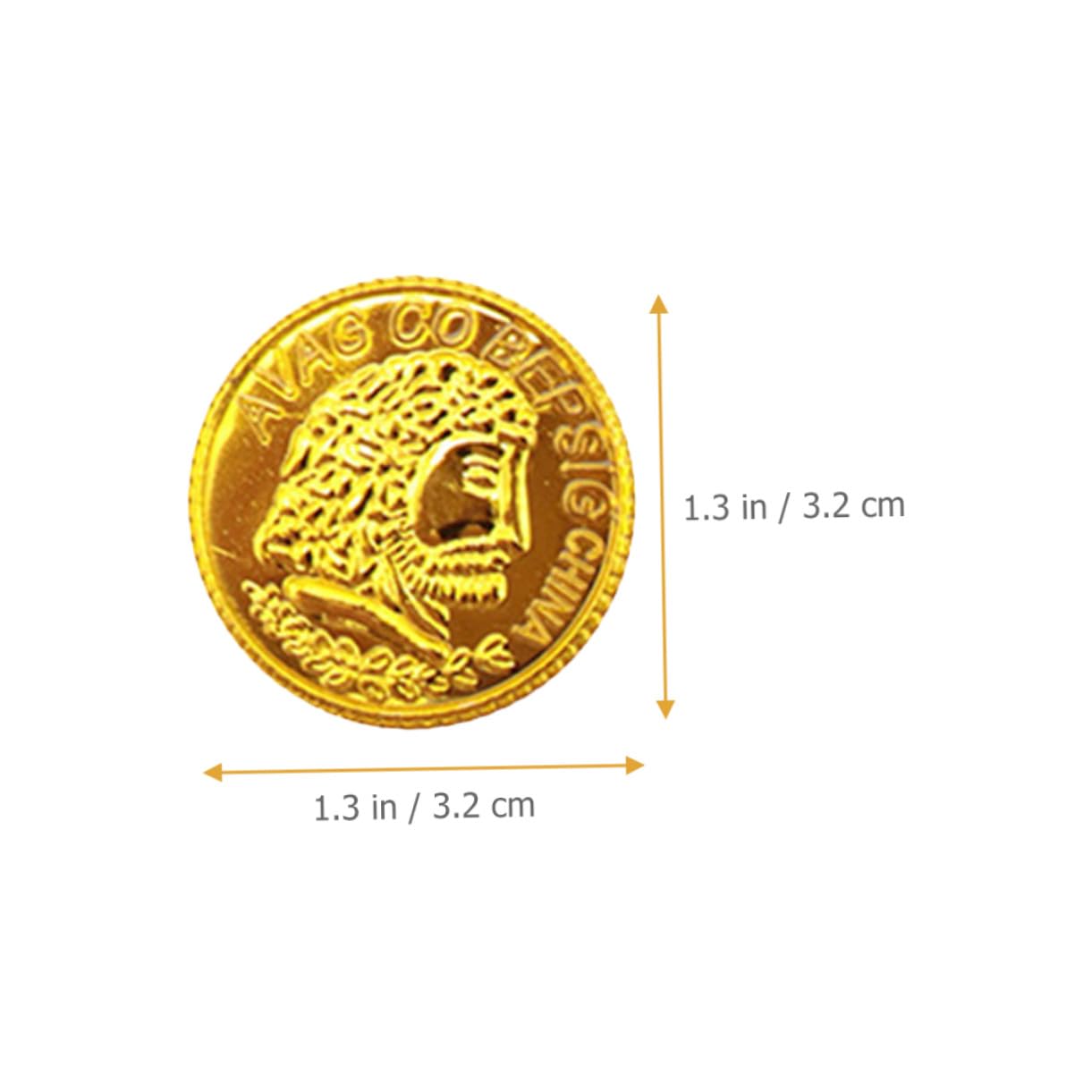 Pièces de Monnaie en Plastique 300pcs pour Trésor Pirate Ambiance Halloween