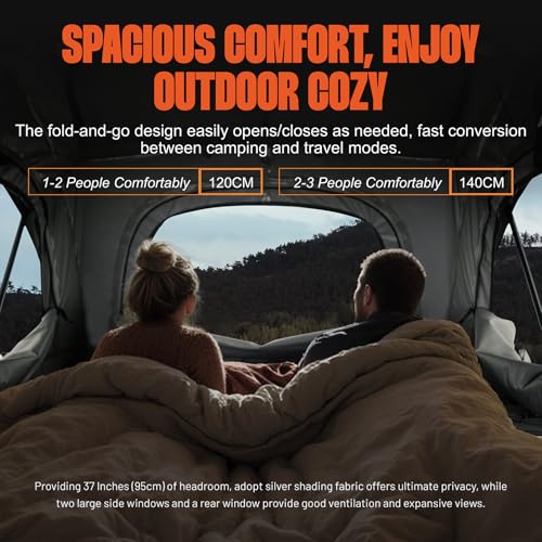 ILANDER Lightweight Aluminum Rooftop Tent