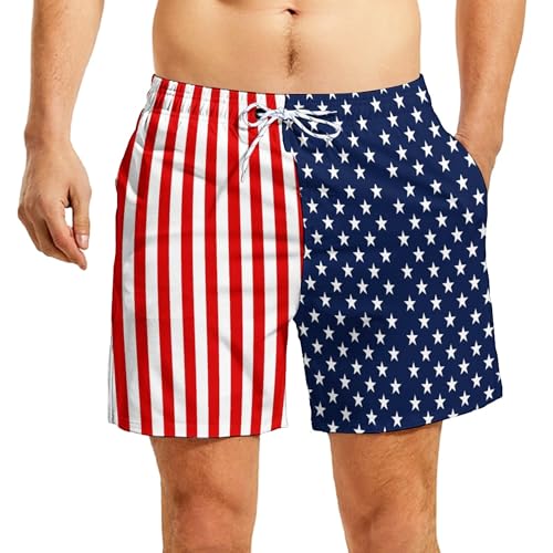 CHILL·TEK Funny Men's Swim Trunks with Compression Liner 5'' Inseam Dry Fit Beach Shorts Breathable Board Shorts for Men2