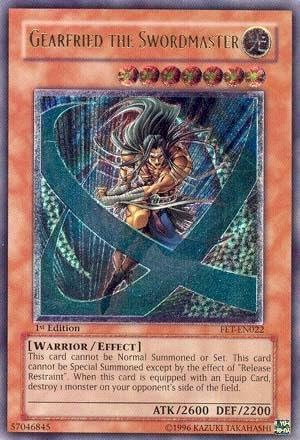 Yu-Gi-Oh! - Gearfried The Swordmaster (FET-EN022) - Flaming Eternity - 1st Edition - Ultimate Rare