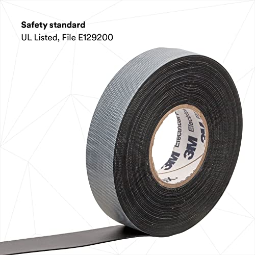 Image of 3M Temflex Rubber Splicing Tape 2155, 1-1 /2 in x 22 ft, Black, 1 Roll
