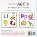 ABC Book of Fruits & Vegetables: Early learning watercolor picture book for babies, toddlers, kids, and preschoolers