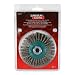 Lincoln Electric KH315 Stainless Steel Twisted Stringer Bead Brush, 20000 rpm, 4" Diameter x 3/16" Face Width, 5/8" x 11 UNC Arbor (Pack of 1)