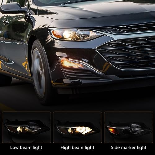 FIONE 2019–2022 Chevy Malibu Passenger Headlight | Halogen Projector Replacement - Image 3