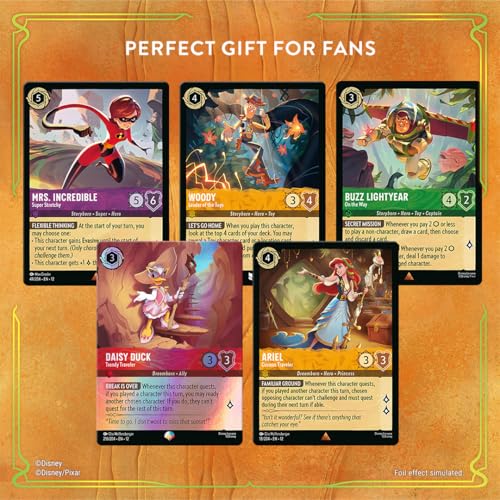 Image of Ravensburger Disney Lorcana TCG: Wilds Unknown Booster Pack Display - 24 Packs with 12 Trading Cards Each - Ideal for Collectors & Disney Fans - Ideal for Ages 8+
