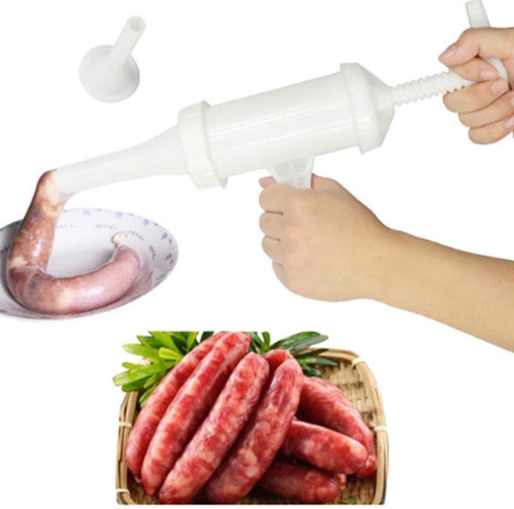 LiebHome 2 PCS Sausage Maker Tubes/Funnels for #10-12 Food Grinders-7/8" (Base diameter 75MM)