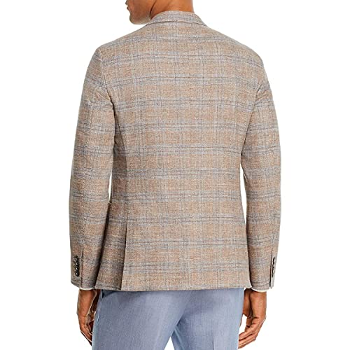 Dylan Gray Mens Cotton Suit Seperate Two-Button Blazer Tan 38R2
