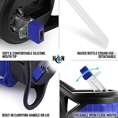 image for Hydration Nation (32oz Water Bottle With Time Marker - Leak Proof Wate