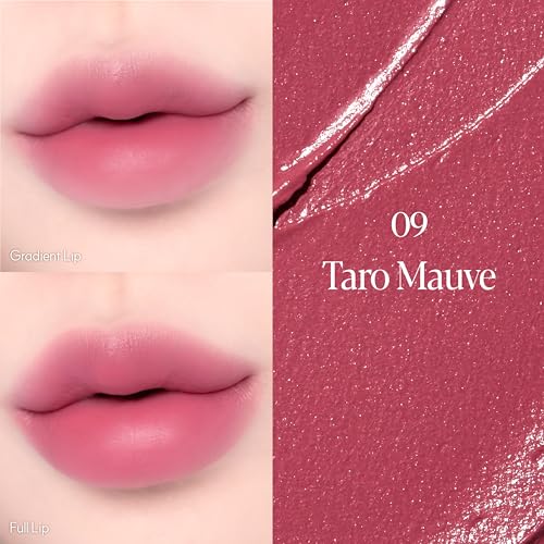 Image of Espoir Couture Lip Tint Fitting Blur #9 Taro Mauve | Smudge-Proof Fixing Lip Stain, Soft & Creamy Texture without Flaking, Lightweight and Comfortable Matte Finish, Korean Makeup, Vegan, 0.14 oz