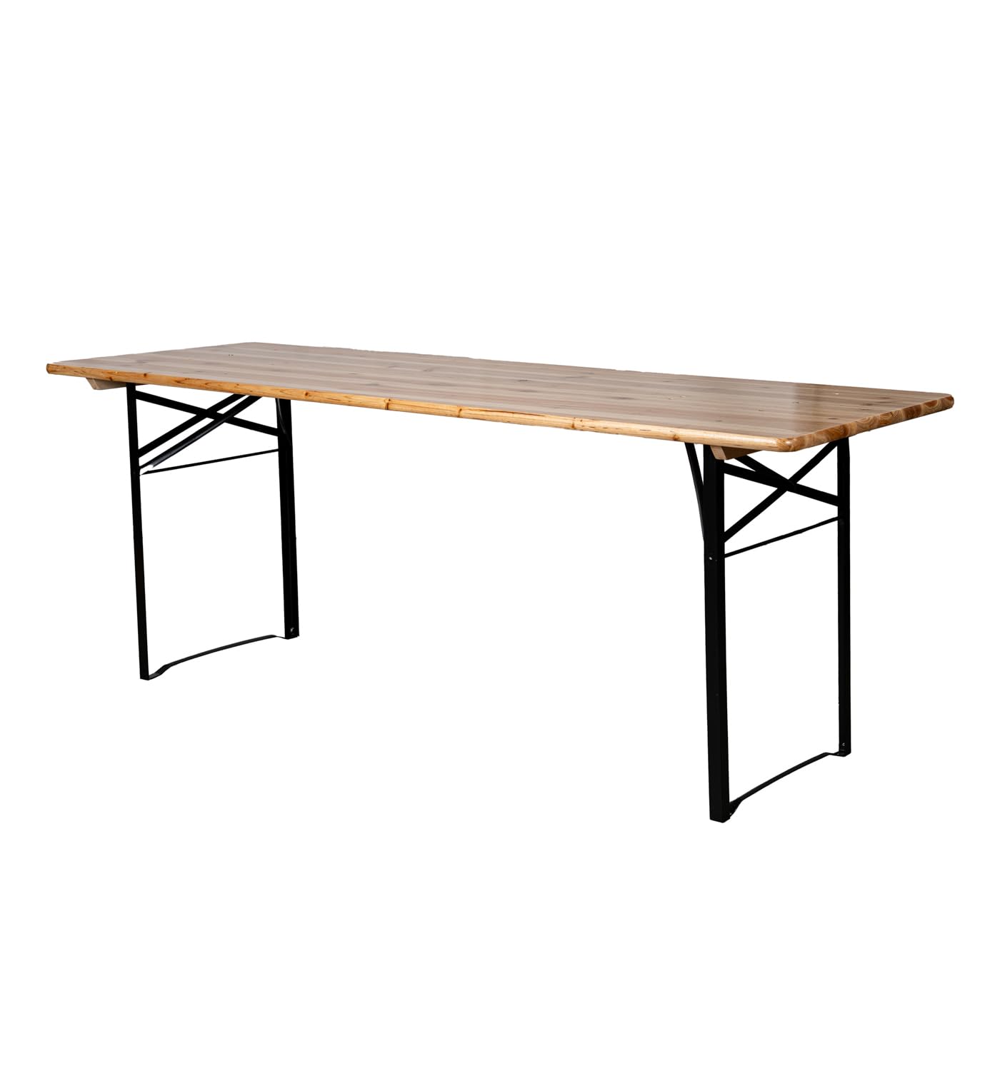 Arredo Stock Set birreria tavolo e 2 panche con schienale in legno