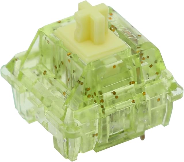 EPOMAKER Ajazz Diced Fruit Kiwi Switch, Tactile Switch, 45+1 Pieces for Mechanical Keyboard Replacement (Ajazz Kiwi Switch)