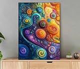 数字油絵 抽象的な ペイントバイナ