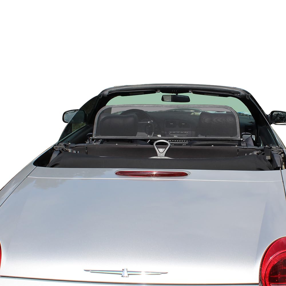 Aperta Filet Coupe-Vent Compatible avec Ford Thunderbird Noir Filet Anti-remous 100% sur Mesure OEM Qualité Windschott fabriqué aux Pays-Bas