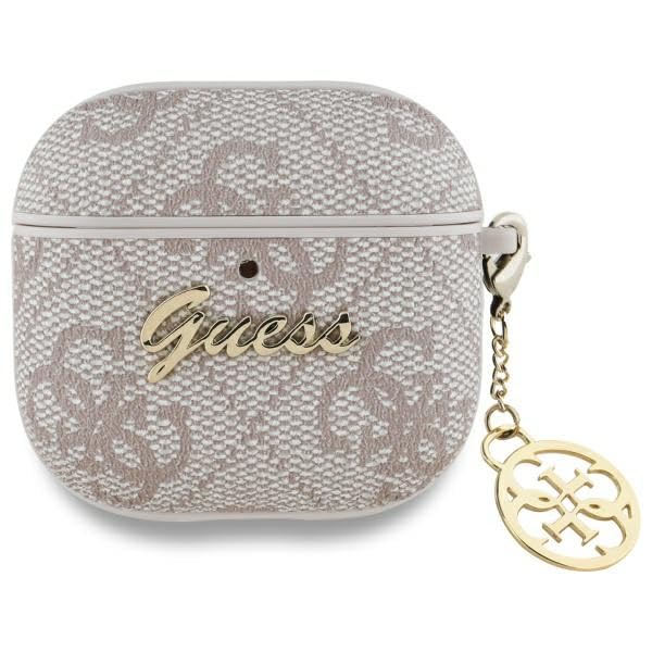 Fall CG MOBILE Guess 4G Charm Collection pour AirPods 4 Rose