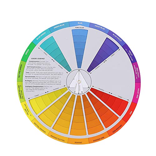 Ruota dei Colori, Grafico di Miscelazione del Colore Dell'artista della Vernice del Tatuaggio per il Bordo di Miscelazione del Trucco, Guida Ai Colori Misti, Colori Circolari per Guida Cromatica Ruota dei Colori, Grafico di Miscelazione del Colore Dell'artista della Vernice del Tatuaggio per il Bordo di Miscelazione del Trucco, Guida Ai Colori Misti, Colori Circolari per Guida Cromatica