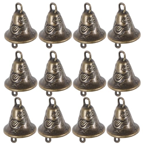HANABASS Vintage Metal Bells 20Pcs Wind Chime Accessories for Diy Crafts Home Decoration Feng Shui Use Animal Bells Small Size