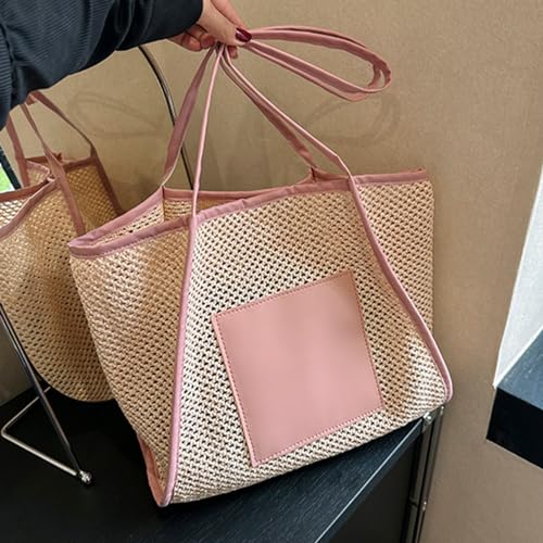 PURPLELILY Stylish Beach Bag for Women Large Mesh Hollow Handbag Lightweight Perfect for Travel Pool Gym & Picnic3