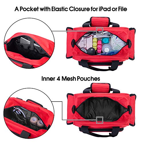 image for Trunab Home Health Nurse Bag Empty, Portable Medical Supplies Shoulder