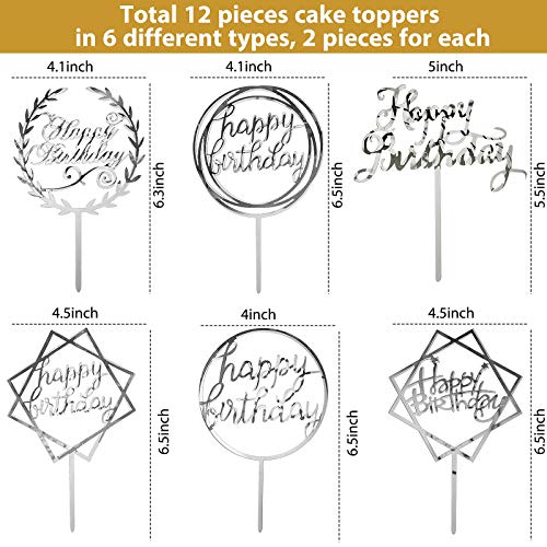 Topper de gâteau d'anniversaire pour décorer vos pâtisseries de fête en famille