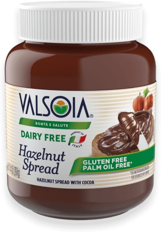 Hazelnut Spread with cocoa 14OZ Vegan, Low Sugar, Palm