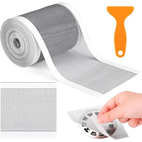 Image of TEKCOOL Mosquito Net Repair Tape | Strong Adhesive & Waterproof Window Mosquito net Covering Mesh Tape for Door Tears Holes Screen Patch Repair (200Cm X 5CM) (Pack of 3).