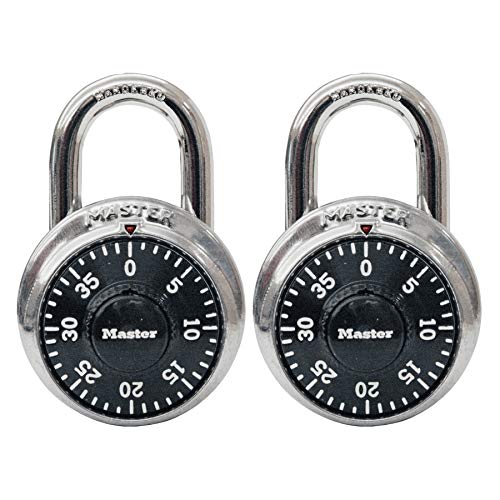 Cadenas à combinaison de 4,4 cm en lot de 2 pour sécuriser vos casiers et bagages